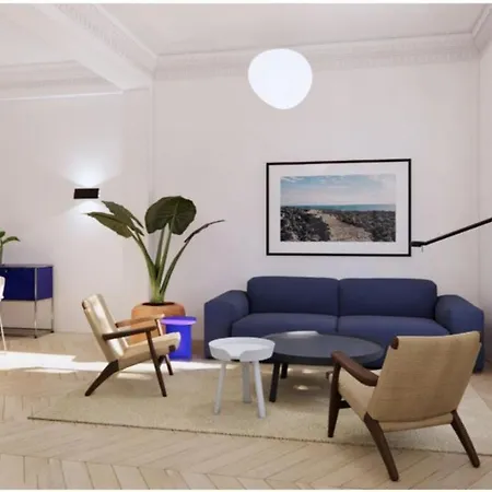 Appartamento Cote D'azur Jardin Parking 6 Pers Luxe Nizza