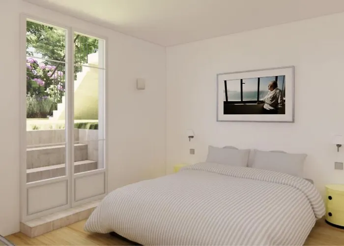 شقة Cote D'azur Jardin Parking 6 Pers Luxe *