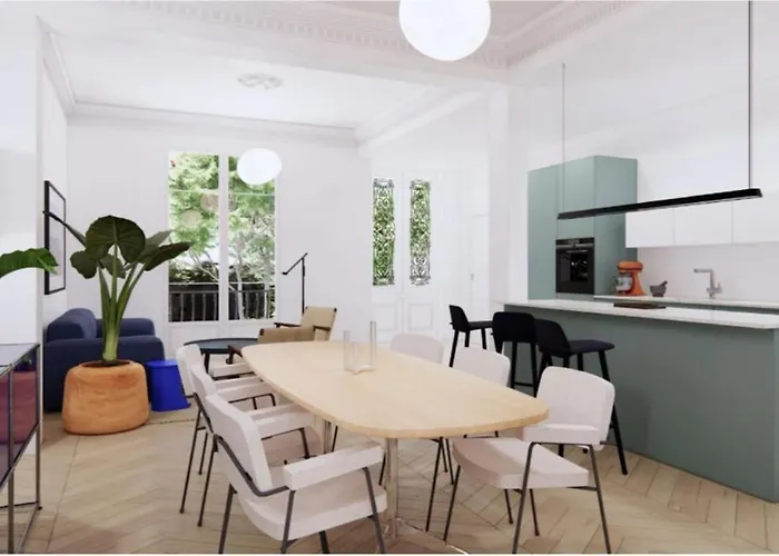 Cote D'azur Jardin Parking 6 Pers Luxe * نيس